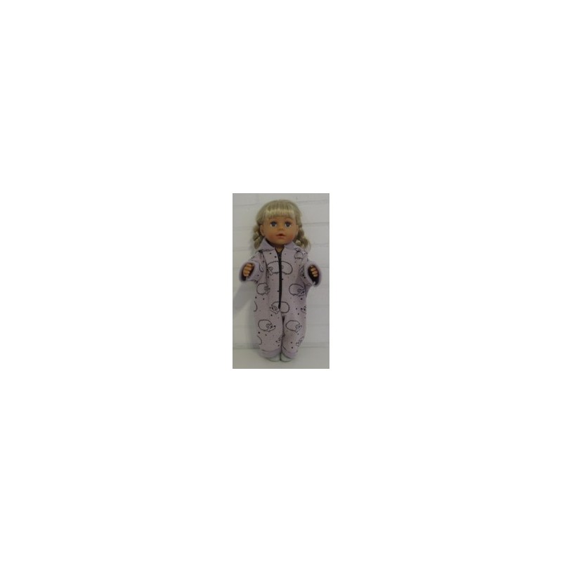 winterpak grijs egels baby born 43cm