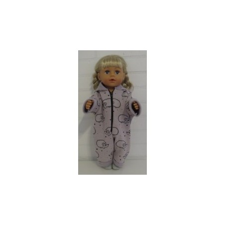 winterpak grijs egels baby born 43cm