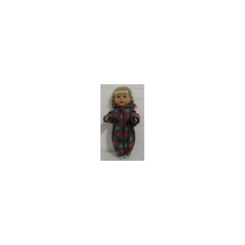winterpak grijs sterren baby born 43cm