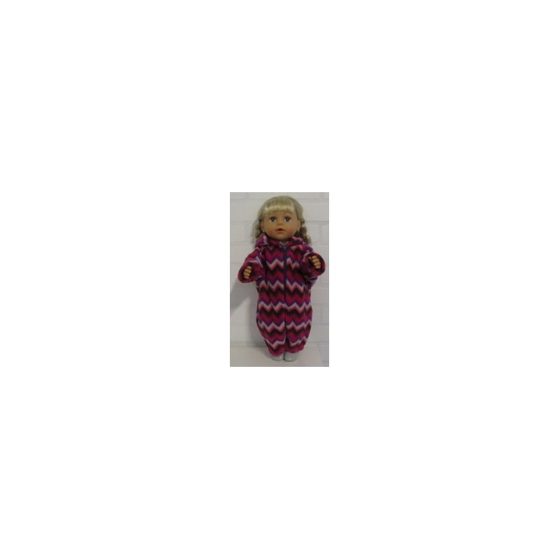 winterpak  gestreept baby born 43cm