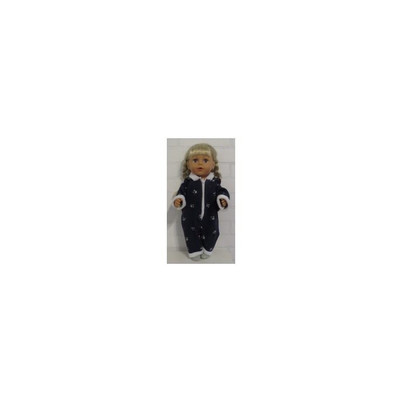 winterpak blauw konijnen baby born 43cm