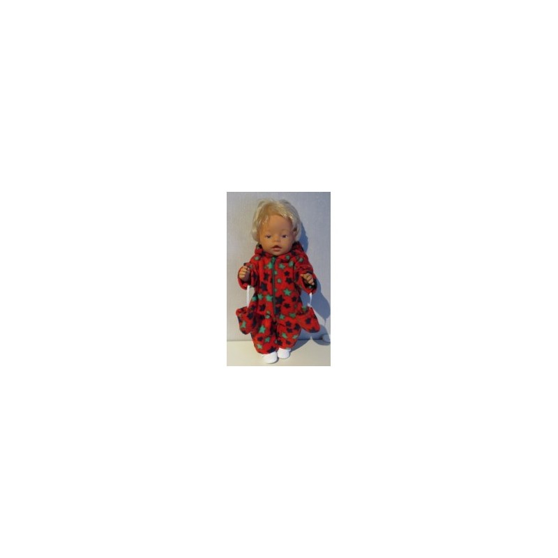 winterpak rood sterren baby born 43cm