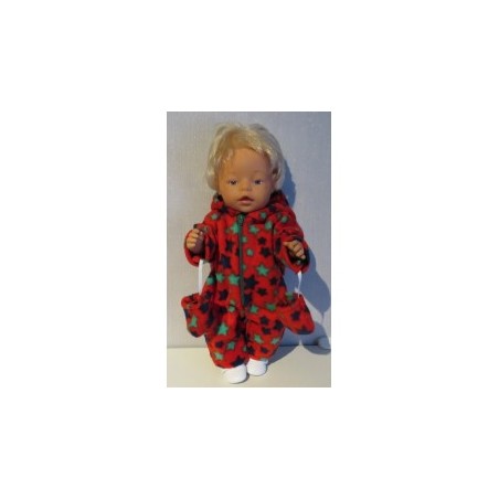 winterpak rood sterren baby born 43cm