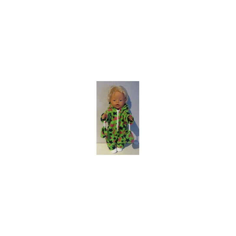 winterpak groen sterren baby born 43cm