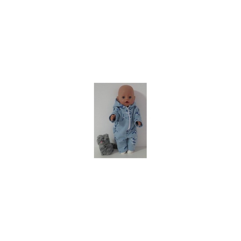 winterpak blauw vogels baby born 43cm