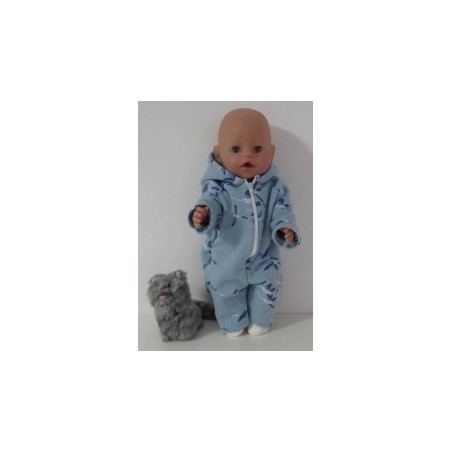 winterpak blauw vogels baby born 43cm