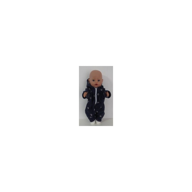 winterpak blauw konijnen baby born 43cm