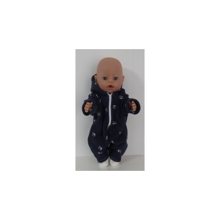 winterpak blauw konijnen baby born 43cm