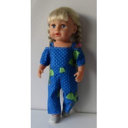 jumpsuit blauw draken baby born 43cm