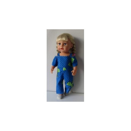 jumpsuit blauw draken baby born 43cm