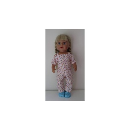 jumpsuit oranje bladeren baby born 43cm