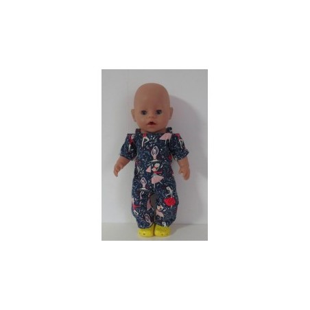 jumpsuit muis baby born 43cm