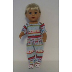 jumpsuit rendier baby born 43cm