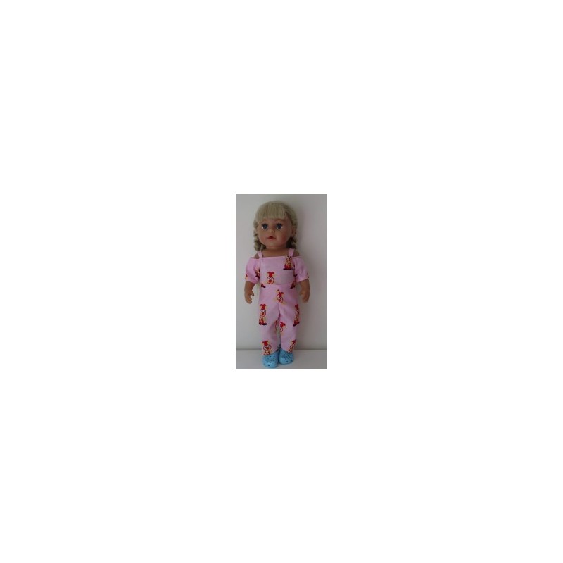 jumpsuit roze joki baby born 43cm