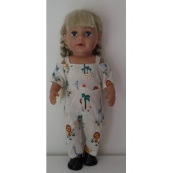 jumpsuit leeuw baby born 43cm
