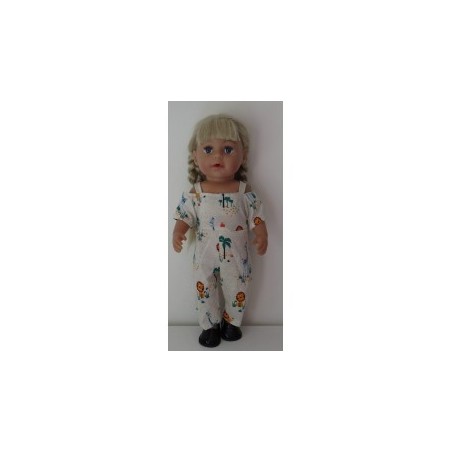 jumpsuit leeuw baby born 43cm
