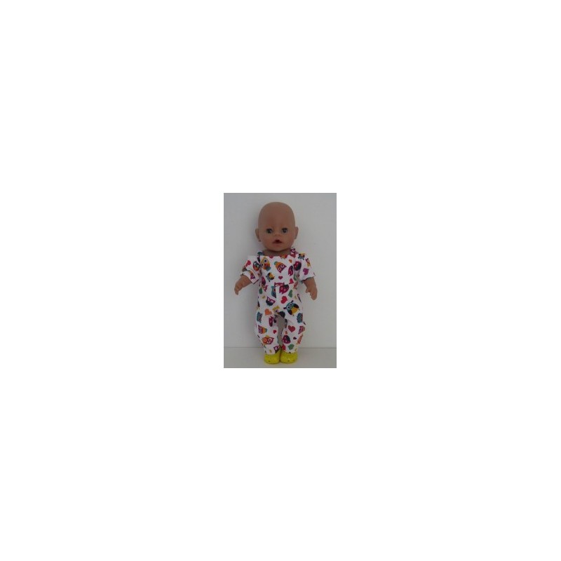 jumpsuit uilen baby born 43cm