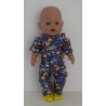 jumpsuit hartjes baby born 43cm
