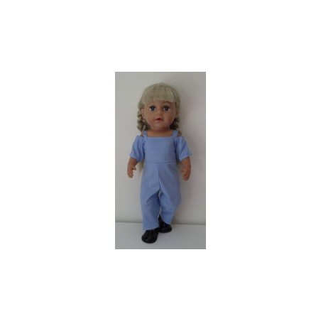 jumpsuit blauw baby born 43cm