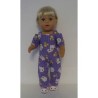 jumpsuit lila kat baby born 43cm