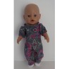 jumpsuit grijs baby born 43cm