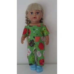 jumpsuit groen baby born 43cm