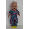 jumpsuit blauw bohim baby born 43cm