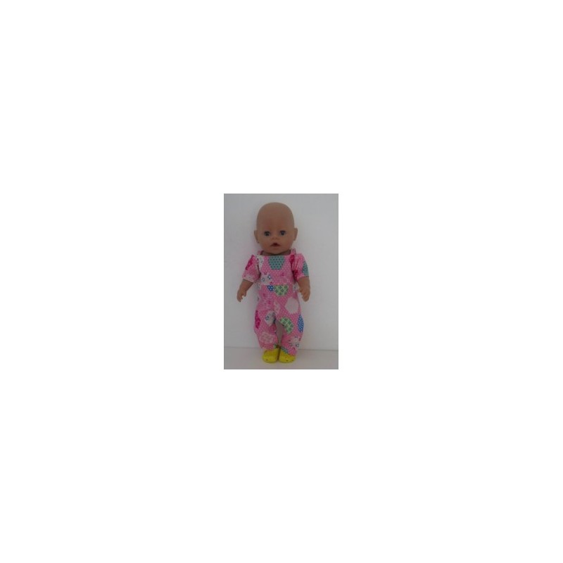 jumpsuit roze baby born 43cm