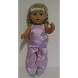 slaapset lila  baby born 43cm