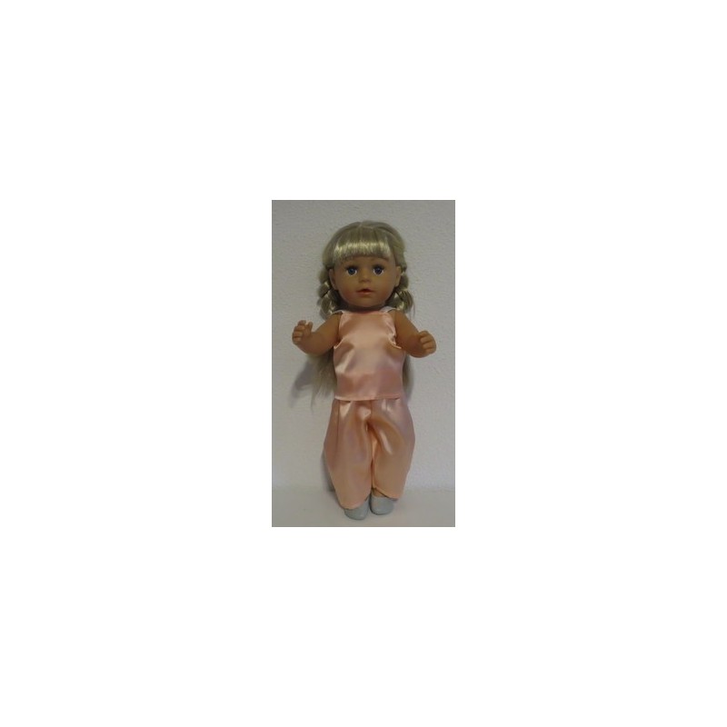 slaapset zalm roze  baby born 43cm