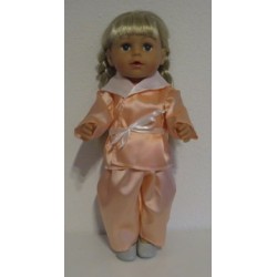slaapset zalm roze  baby born 43cm