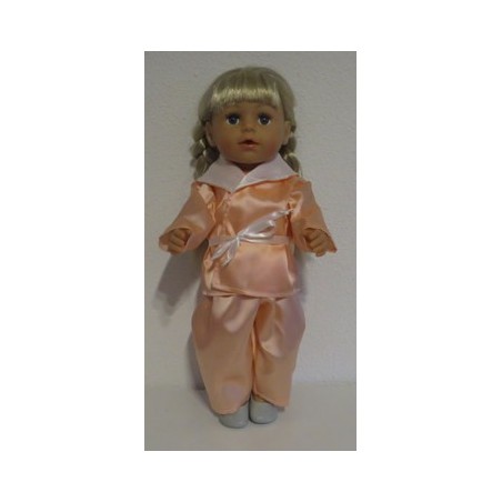 slaapset zalm roze  baby born 43cm