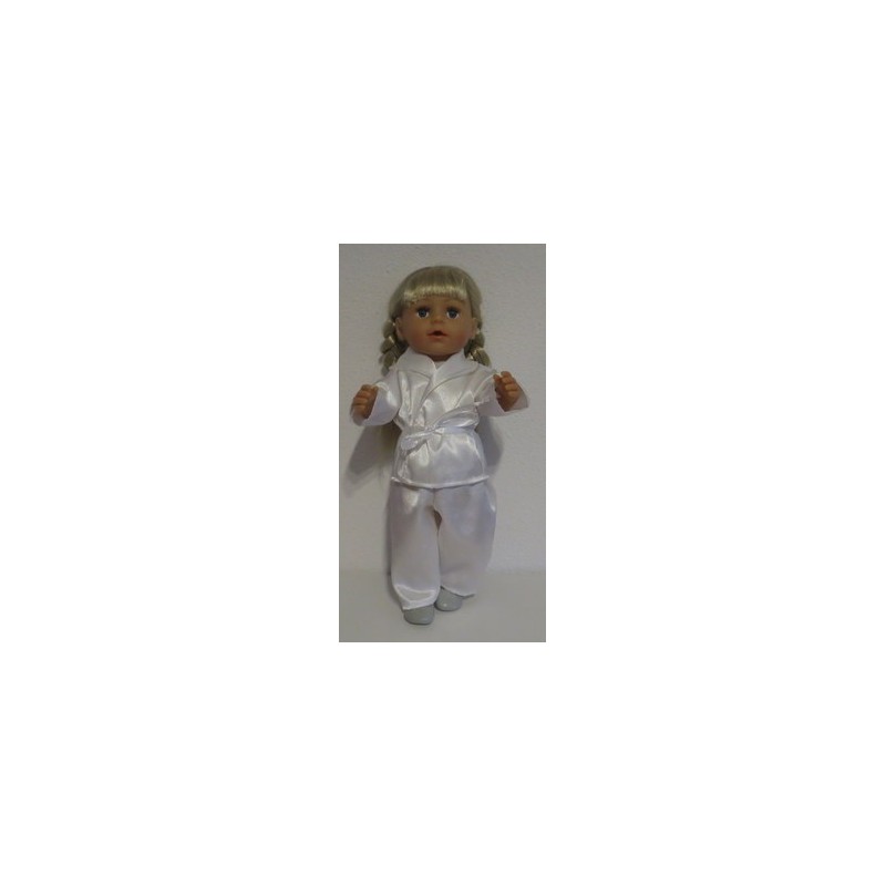 slaapset wit baby born 43cm
