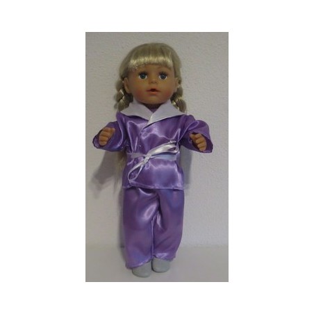 slaapset paars baby born 43cm
