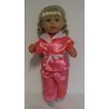 slaapset roze  baby born 43cm