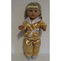 slaapset goud baby born 43cm