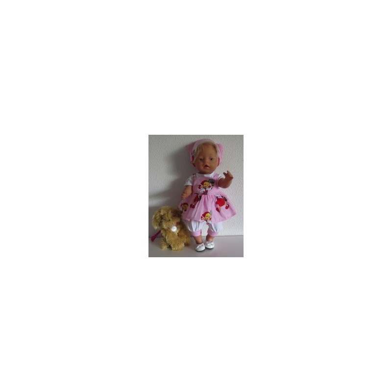 zomersetje roze baby born 43cm
