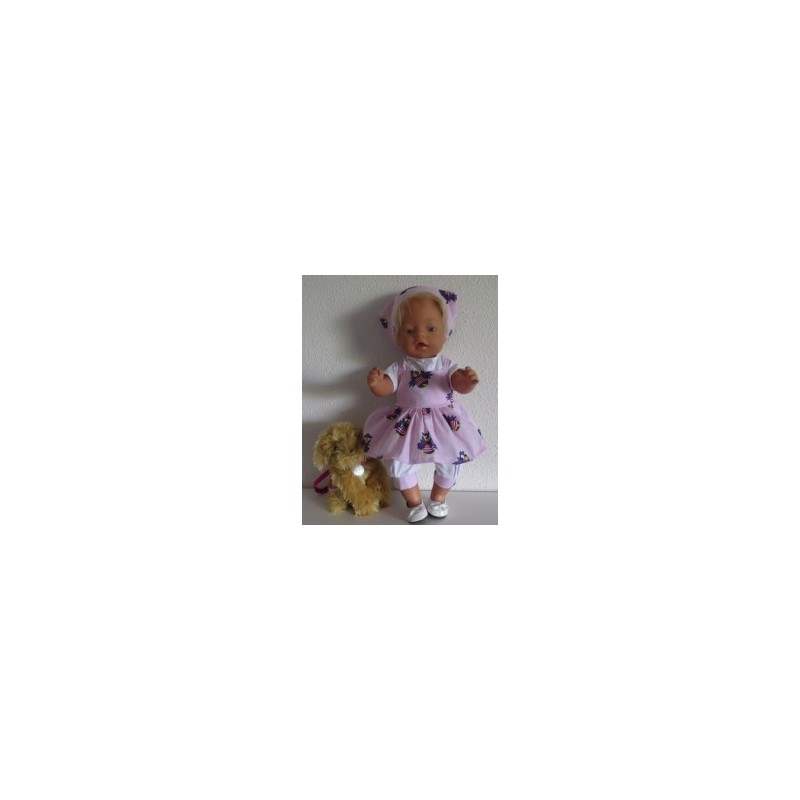 zomersetje roze jet baby born 43cm