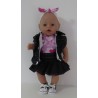 plooirok hond baby born 43cm