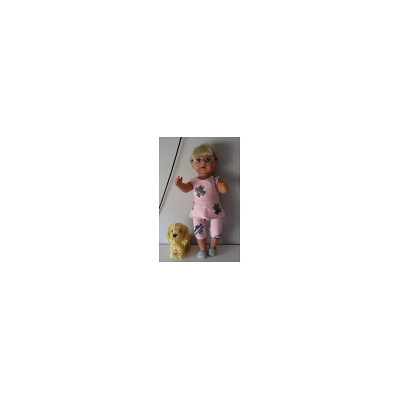 zomersetje roze baby born 43cm