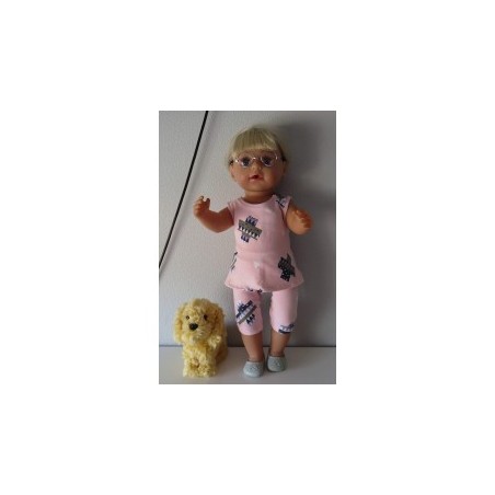 zomersetje roze baby born 43cm