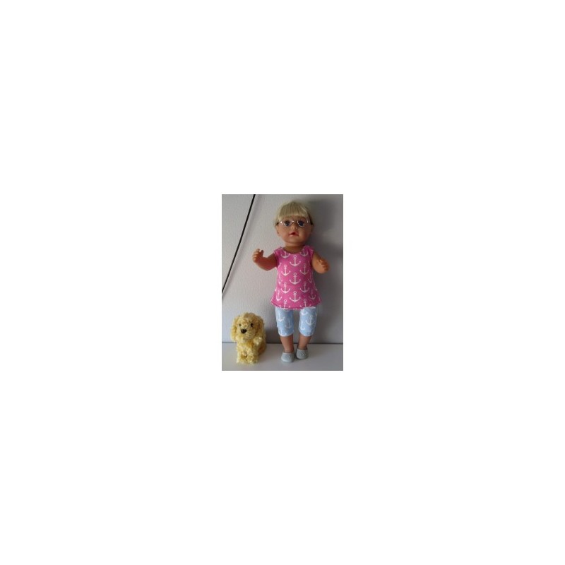 zomersetje ankers baby born 43cm