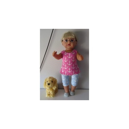 zomersetje ankers baby born 43cm