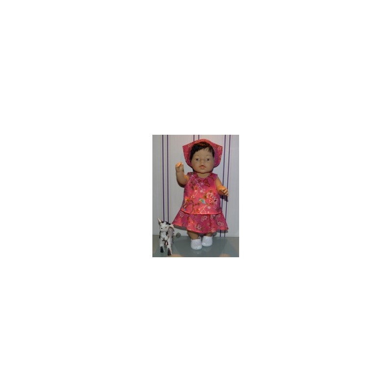 zomersetje hipdepip hard roze baby born 43cm