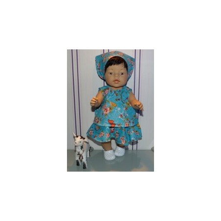 zomersetje hipdepip blauw baby born 43cm