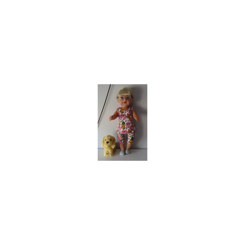 zomersetje hertje baby born 43cm