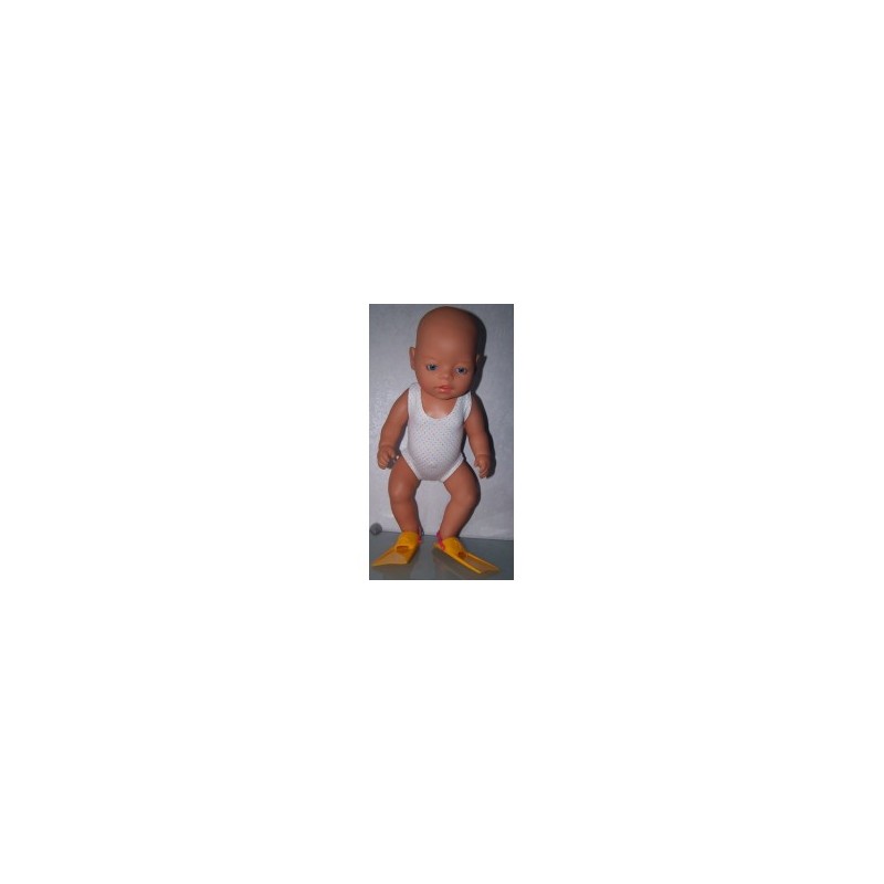 badpak met gekleurde stippen baby born 43cm