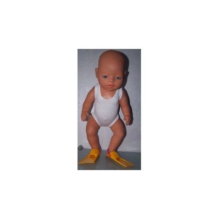 badpak met gekleurde stippen baby born 43cm