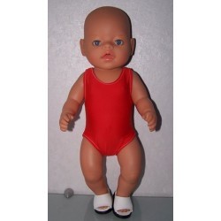 badpak rood baby born 43cm