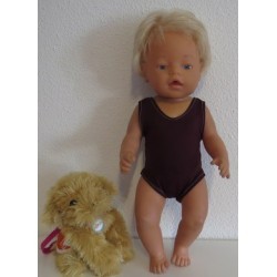 badpak roodbruin baby born 43cm